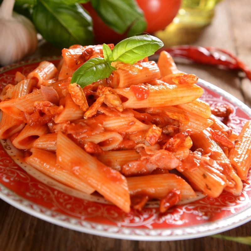 Penne à l'arrabiata Penne à l'arrabiata