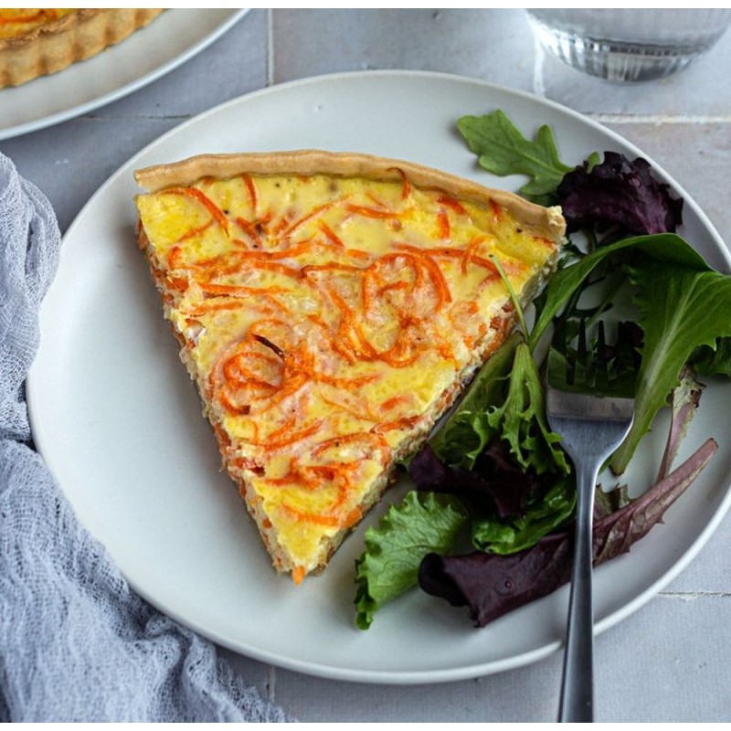 Quiche aux carotte et gruyére