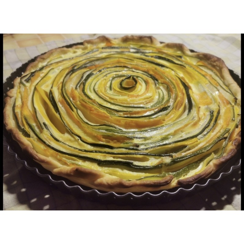 Tarte spirale courgette 6 pers