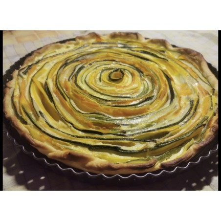 Tarte spirale courgette 6 pers